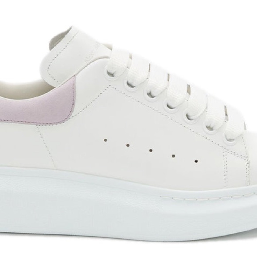 NWT Alexander McQueen Oversized Larry Leather Sneakers, Size 39.5